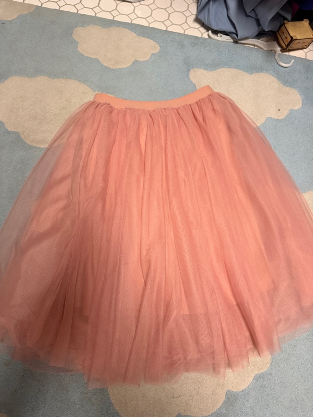 Women's Pink Tulle Midi Skirt size M